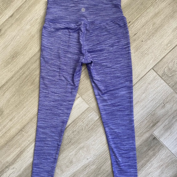Athlete Blue/Purpleish/White Heathered Leggings Size Small Like New! - Picture 12 of 13